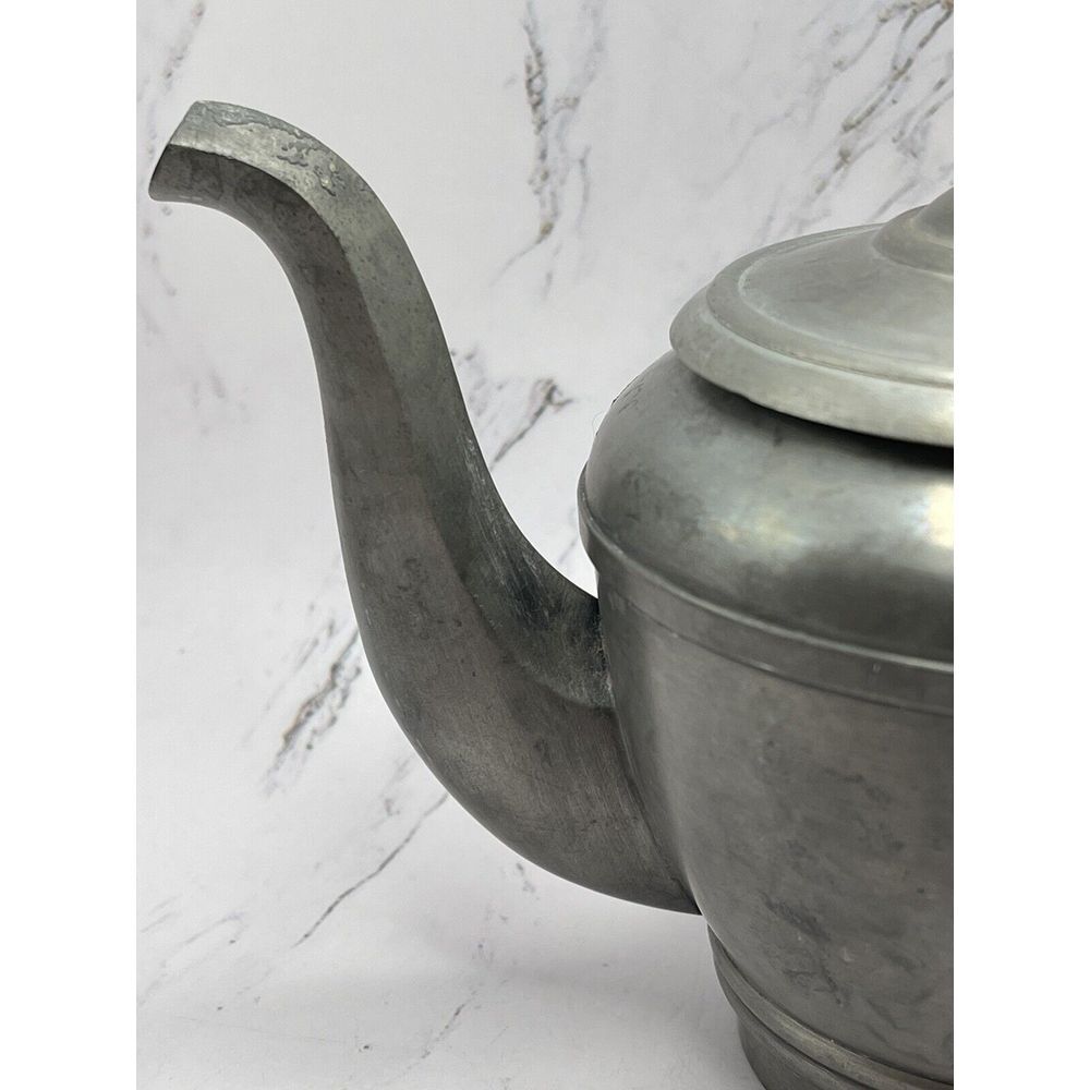 Vila Rica Made in Brazil Small Pewter Teapot 4.5 Inches Tall - Picture 4 of 10